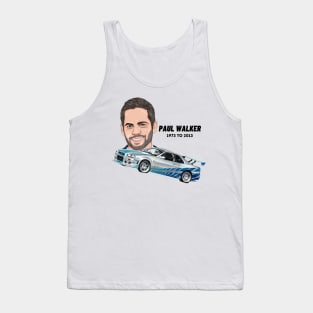 Paul walker fast and furious skyline r34 Tank Top